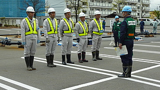 復旧の指令を松本市上下水道局長から受ける